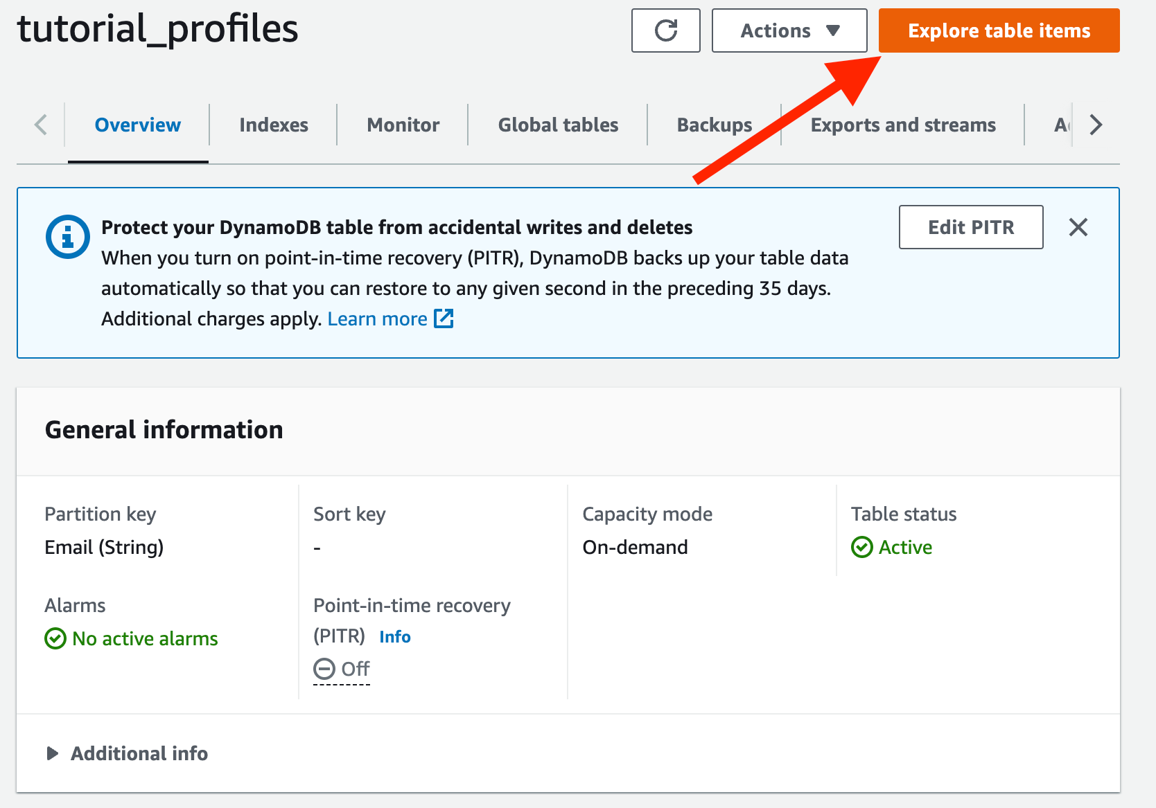 Add DynamoDB to Go Serverless Backend with Terraform