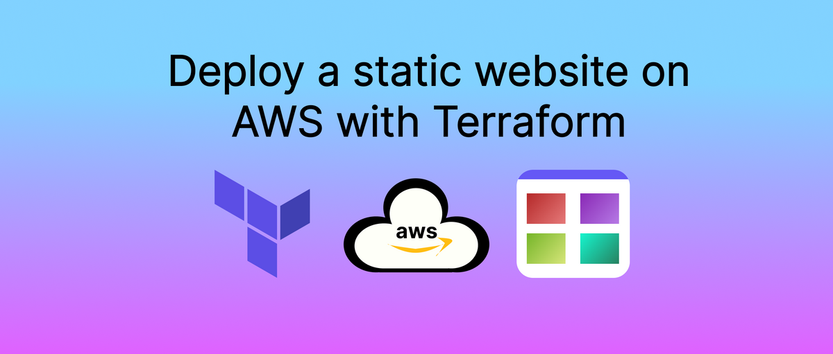 Deploy a static website on AWS with terraform
