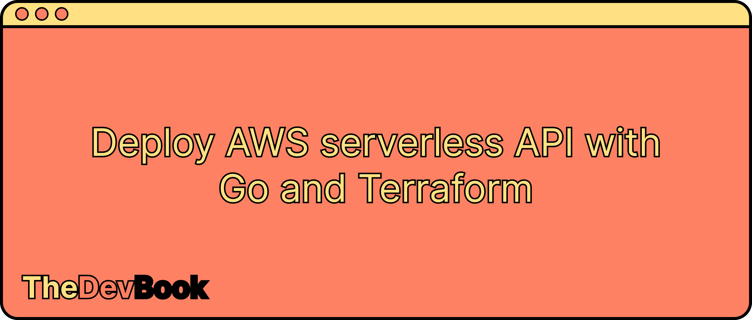 Deploy AWS serverless API with Go and Terraform