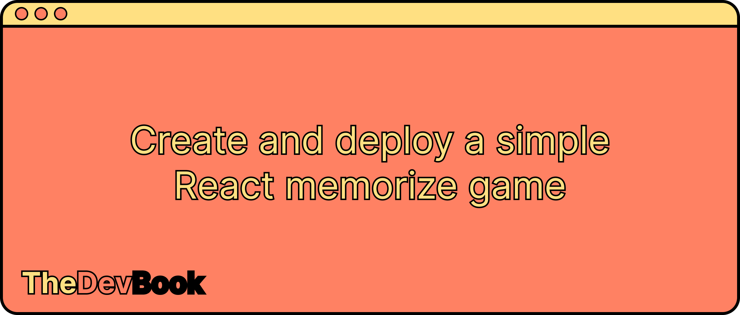 Create and deploy a simple React memorize game